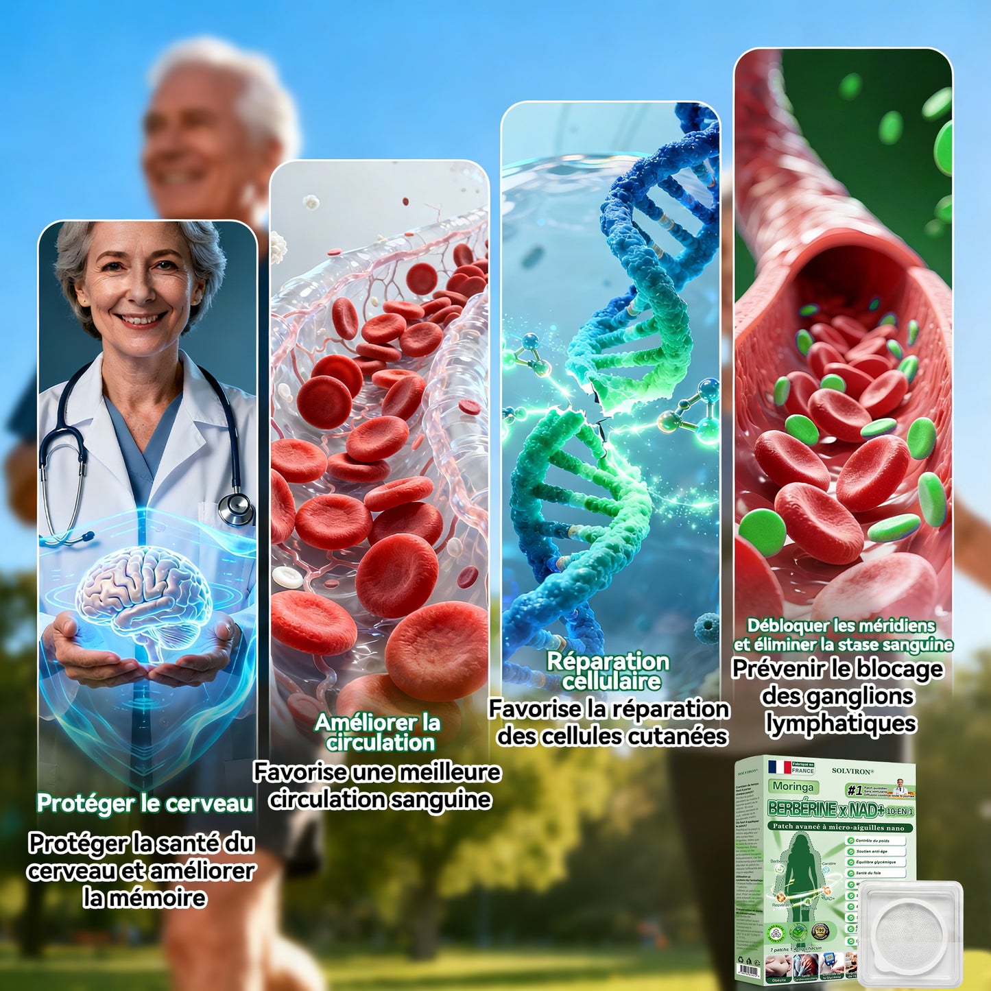 𝐅𝐨𝐫𝐦𝐮𝐥é 𝐩𝐚𝐫 𝐝𝐞𝐬 𝐌é𝐝𝐞𝐜𝐢𝐧𝐬🌍|𝐒𝐎𝐋𝐕𝐈𝐑𝐎𝐍® 𝐏𝐚𝐭𝐜𝐡 𝐦𝐢𝐜𝐫𝐨𝐧𝐞𝐞𝐝𝐥𝐞 𝐧𝐚𝐧𝐨 𝟏𝟎-𝐞𝐧-𝟏 à 𝐥𝐚𝐫𝐠𝐞 𝐜𝐨𝐮𝐯𝐞𝐫𝐭𝐮𝐫𝐞 𝐚𝐦é𝐥𝐢𝐨𝐫é𝐞 (𝐑é𝐬𝐮𝐥𝐭𝐚𝐭𝐬 𝐕𝐢𝐬𝐢𝐛𝐥𝐞𝐬 𝐞𝐧 𝟕 𝐉𝐨𝐮𝐫𝐬)