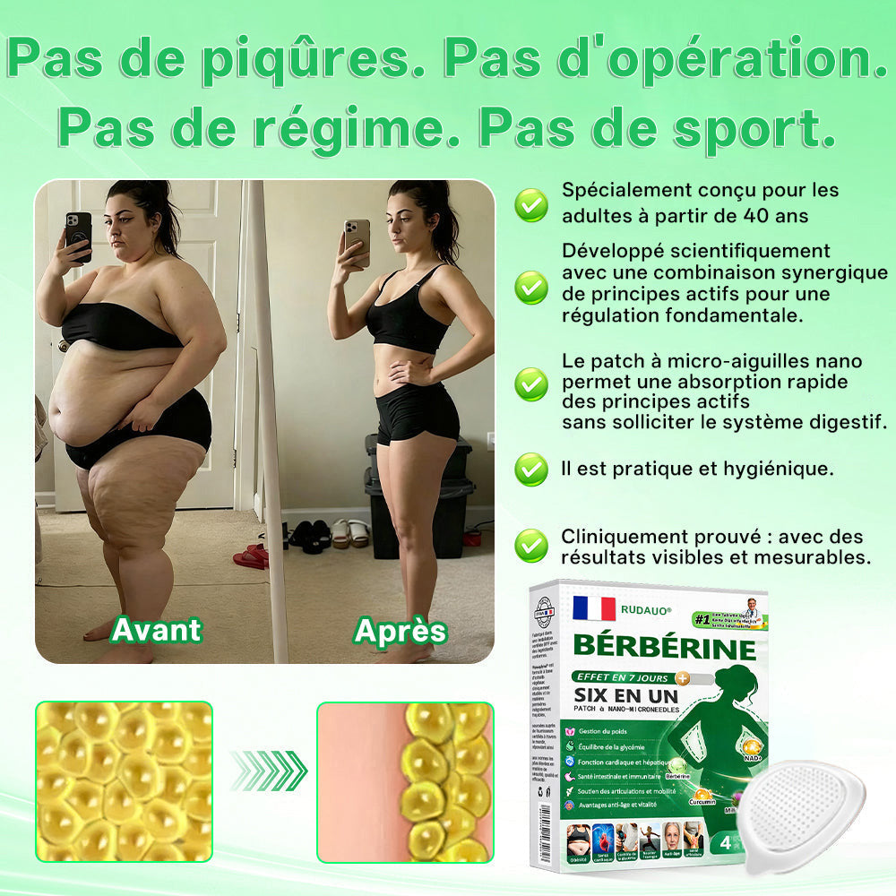 𝐁𝐨𝐮𝐭𝐢𝐪𝐮𝐞 𝐨𝐟𝐟𝐢𝐜𝐢𝐞𝐥𝐥𝐞 | 🇫🇷🏥𝐏𝐚𝐭𝐜𝐡 𝐦𝐢𝐜𝐫𝐨𝐧𝐞𝐞𝐝𝐥𝐞 𝐍𝐚𝐧𝐨 𝑹𝑼𝑫𝗔𝗨𝗢® 𝐁𝐞𝐫𝐛𝐞𝐫𝐢𝐧𝐞 𝟔-𝐞𝐧-𝟏 | ✅ 𝐒𝐨𝐮𝐭𝐞𝐧𝐮 𝐩𝐚𝐫 𝐥𝐚 𝐬𝐜𝐢𝐞𝐧𝐜𝐞 | 𝐅𝐨𝐫𝐦𝐮𝐥𝐞 𝟔-𝐞𝐧-𝟏 | 𝐑é𝐬𝐮𝐥𝐭𝐚𝐭𝐬 𝐞𝐧 𝟕 𝐣𝐨𝐮𝐫𝐬 🏅