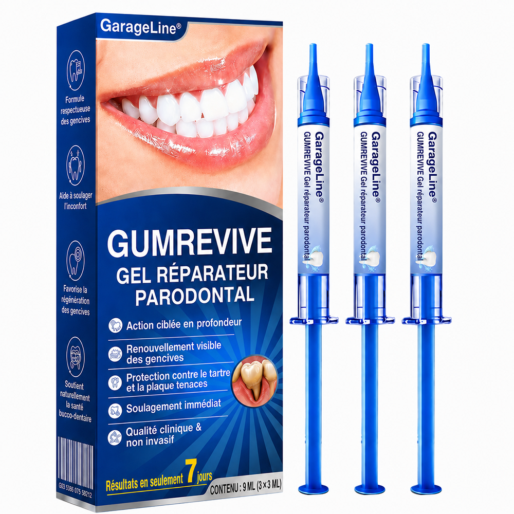 🇫🇷⚡GarageLine® GumRevive – Le Gel Avancé pour des Gencives Plus Saines et un Sourire Éclatant