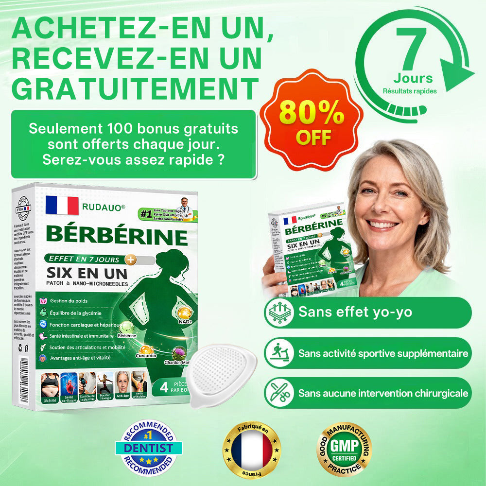 𝐁𝐨𝐮𝐭𝐢𝐪𝐮𝐞 𝐨𝐟𝐟𝐢𝐜𝐢𝐞𝐥𝐥𝐞 | 🇫🇷🏥𝐏𝐚𝐭𝐜𝐡 𝐦𝐢𝐜𝐫𝐨𝐧𝐞𝐞𝐝𝐥𝐞 𝐍𝐚𝐧𝐨 𝑹𝑼𝑫𝗔𝗨𝗢® 𝐁𝐞𝐫𝐛𝐞𝐫𝐢𝐧𝐞 𝟔-𝐞𝐧-𝟏 | ✅ 𝐒𝐨𝐮𝐭𝐞𝐧𝐮 𝐩𝐚𝐫 𝐥𝐚 𝐬𝐜𝐢𝐞𝐧𝐜𝐞 | 𝐅𝐨𝐫𝐦𝐮𝐥𝐞 𝟔-𝐞𝐧-𝟏 | 𝐑é𝐬𝐮𝐥𝐭𝐚𝐭𝐬 𝐞𝐧 𝟕 𝐣𝐨𝐮𝐫𝐬 🏅