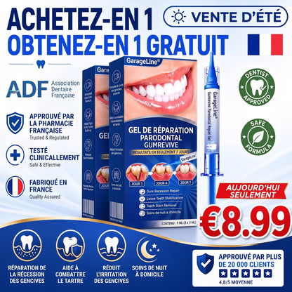 🇫🇷⚡GarageLine® GumRevive – Le Gel Avancé pour des Gencives Plus Saines et un Sourire Éclatant