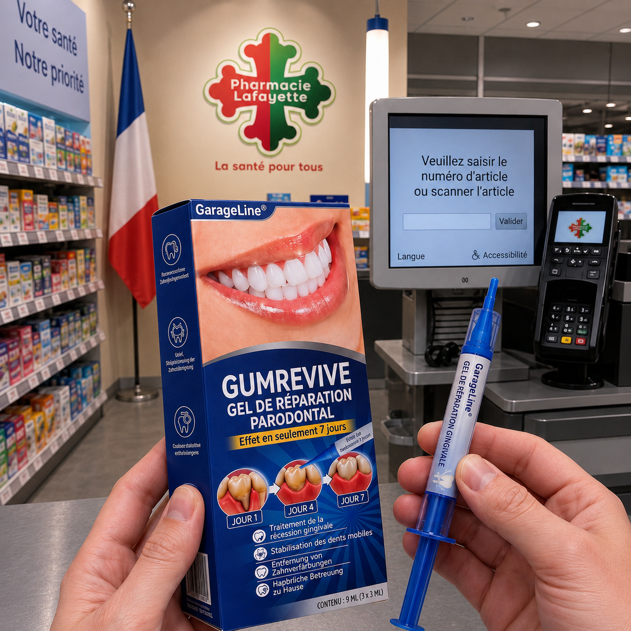 🇫🇷⚡GarageLine® GumRevive – Le Gel Avancé pour des Gencives Plus Saines et un Sourire Éclatant